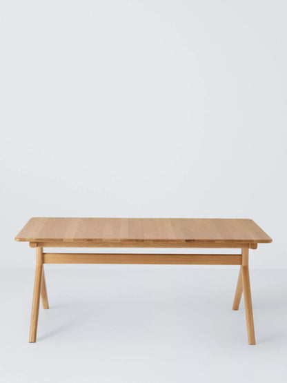 John Lewis Poise 6-10 Seater John Lewis Poise 6-10 Seater Extending Dining Table, Oak