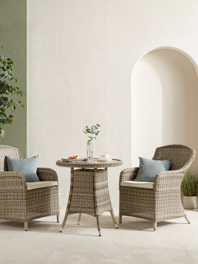 John Lewis Dante Deluxe Garden Dining Armchair, Set of 2