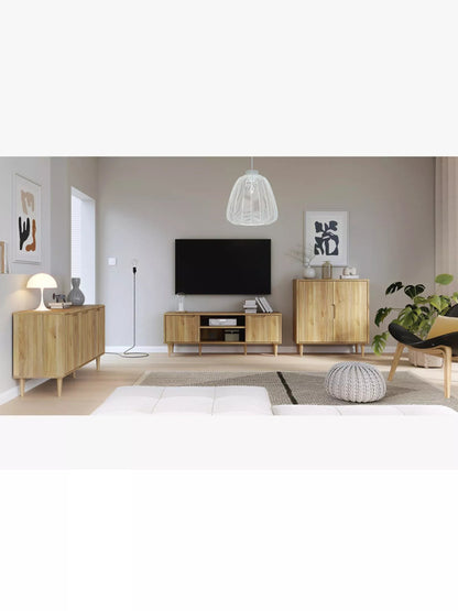 EasyKlix Sherbrooke Small Sideboard/Console Chest, Oak