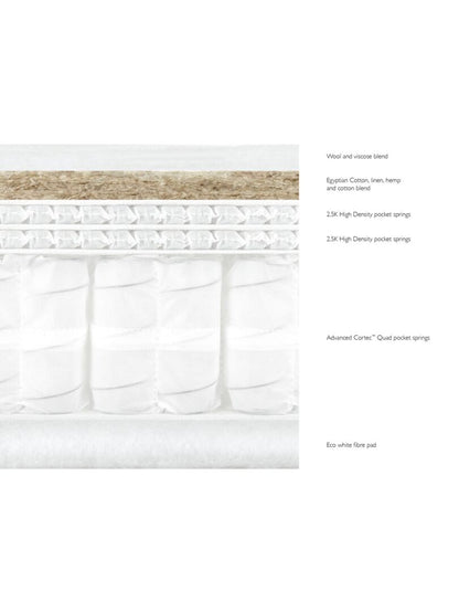John Lewis Luxury Natural Collection Egyptian Cotton Pillowtop 4250 Super King Mattress