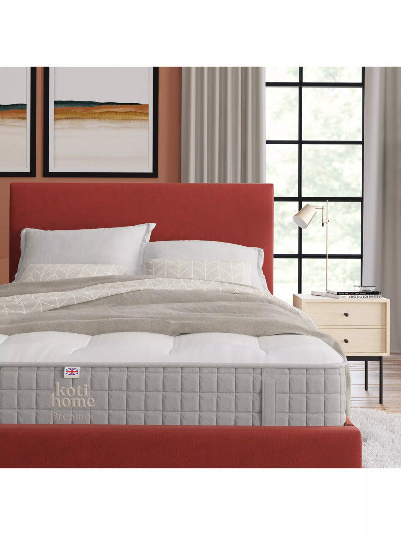 Koti Home Dreamer Pocket Spring Mattress, Medium/Firm Support King Size