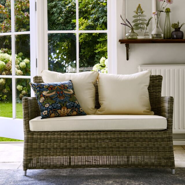 John Lewis Dante 2 Seater Garden Sofa Natural