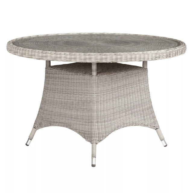 John Lewis Dante 4-Seater Round Glass Garden Dining Table