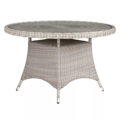John Lewis Dante 4-Seater Round Glass Garden Dining Table
