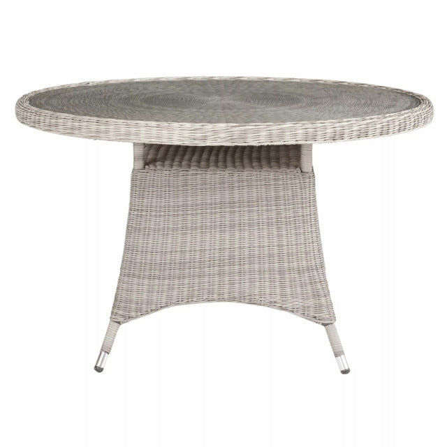 John Lewis Dante 4-Seater Round Glass Garden Dining Table