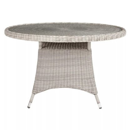 John Lewis Dante 4-Seater Round Glass Garden Dining Table