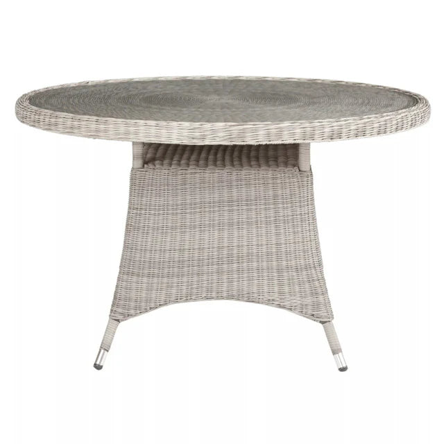 John Lewis Dante 4-Seater Round Glass Garden Dining Table