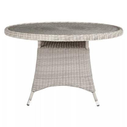 John Lewis Dante 4-Seater Round Glass Garden Dining Table