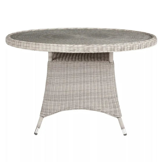 John Lewis Dante 4-Seater Round Glass Garden Dining Table