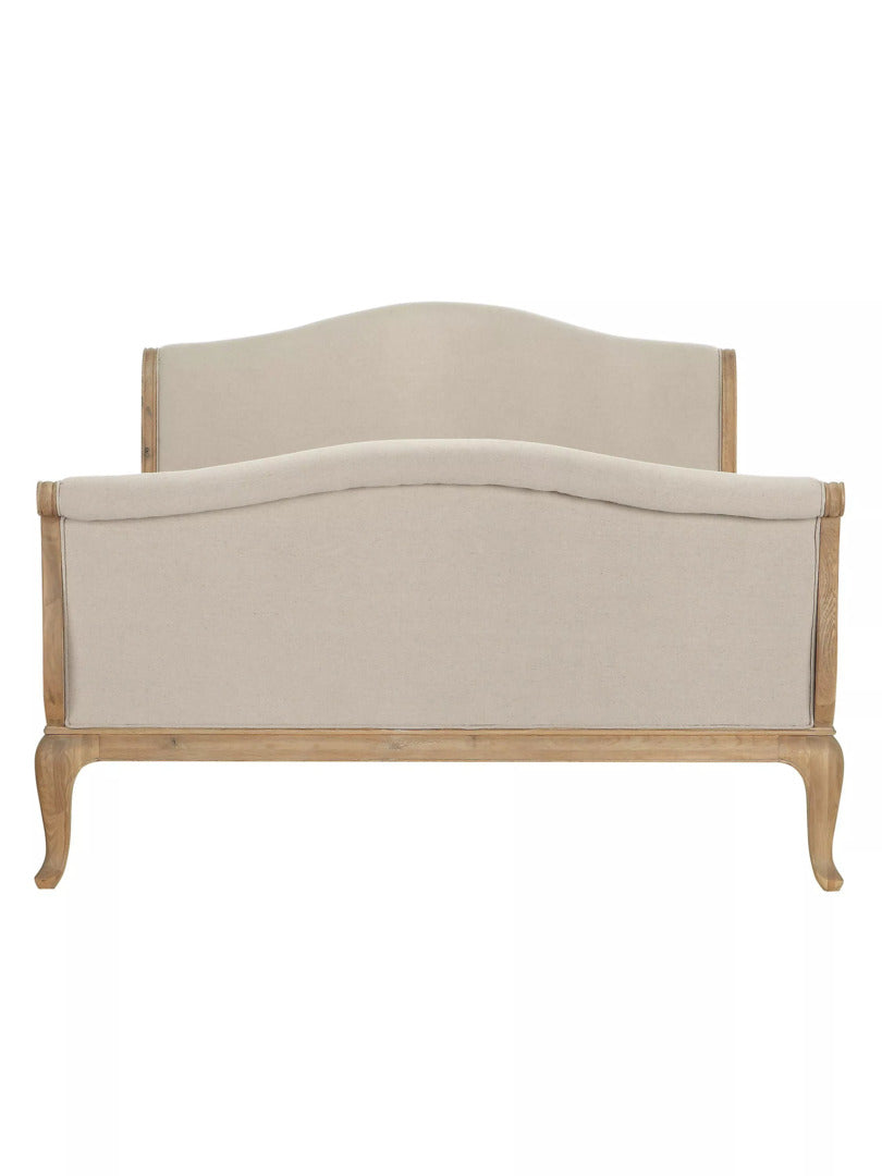 John Lewis Louis High End Sleigh Bed Frame, King Size 150cm Oak