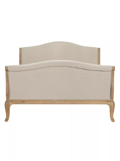 John Lewis Louis High End Sleigh Bed Frame, King Size 150cm Oak