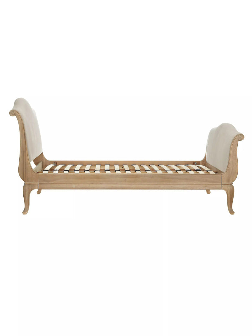 John Lewis Louis High End Sleigh Bed Frame, King Size 150cm Oak