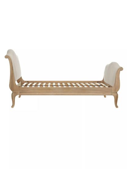John Lewis Louis High End Sleigh Bed Frame, King Size 150cm Oak