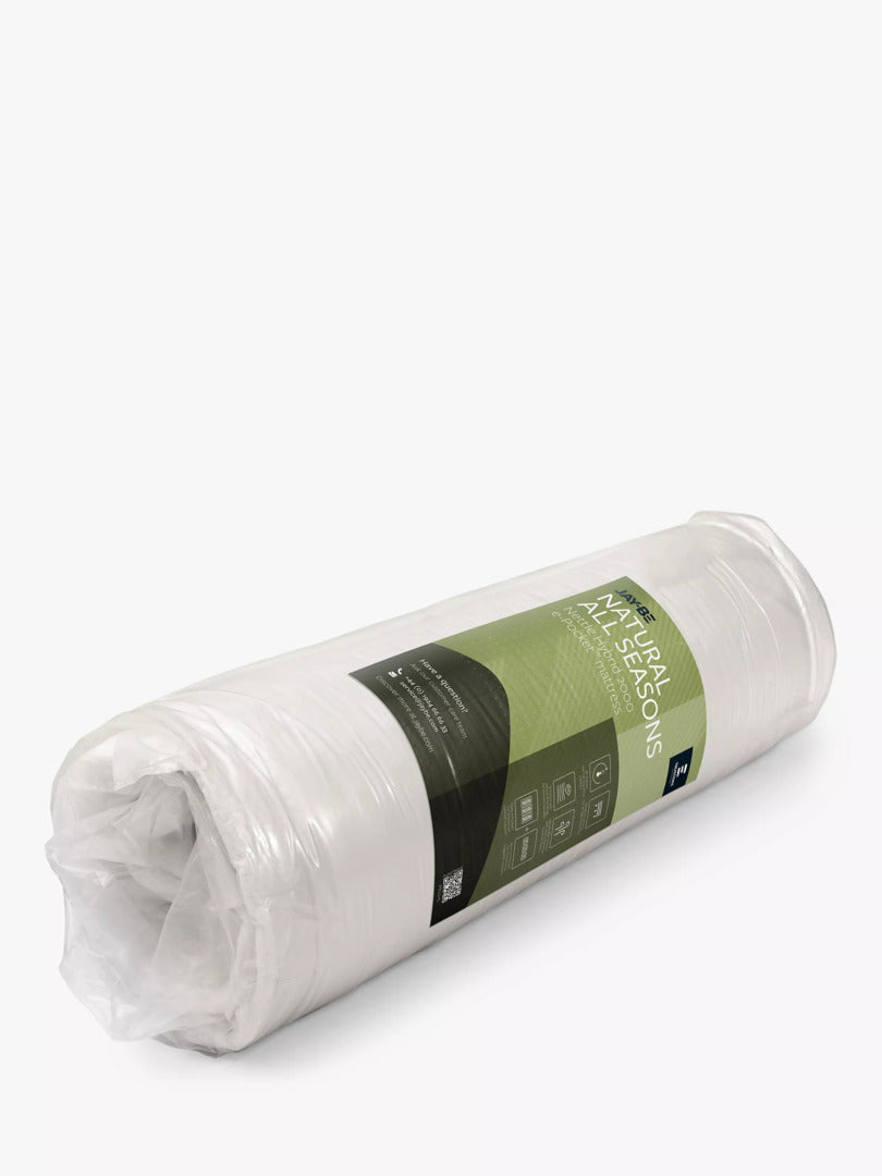 Jay-Be® Natural All Seasons Nettle Hybrid 2000 Mattress, Medium Tension, Double