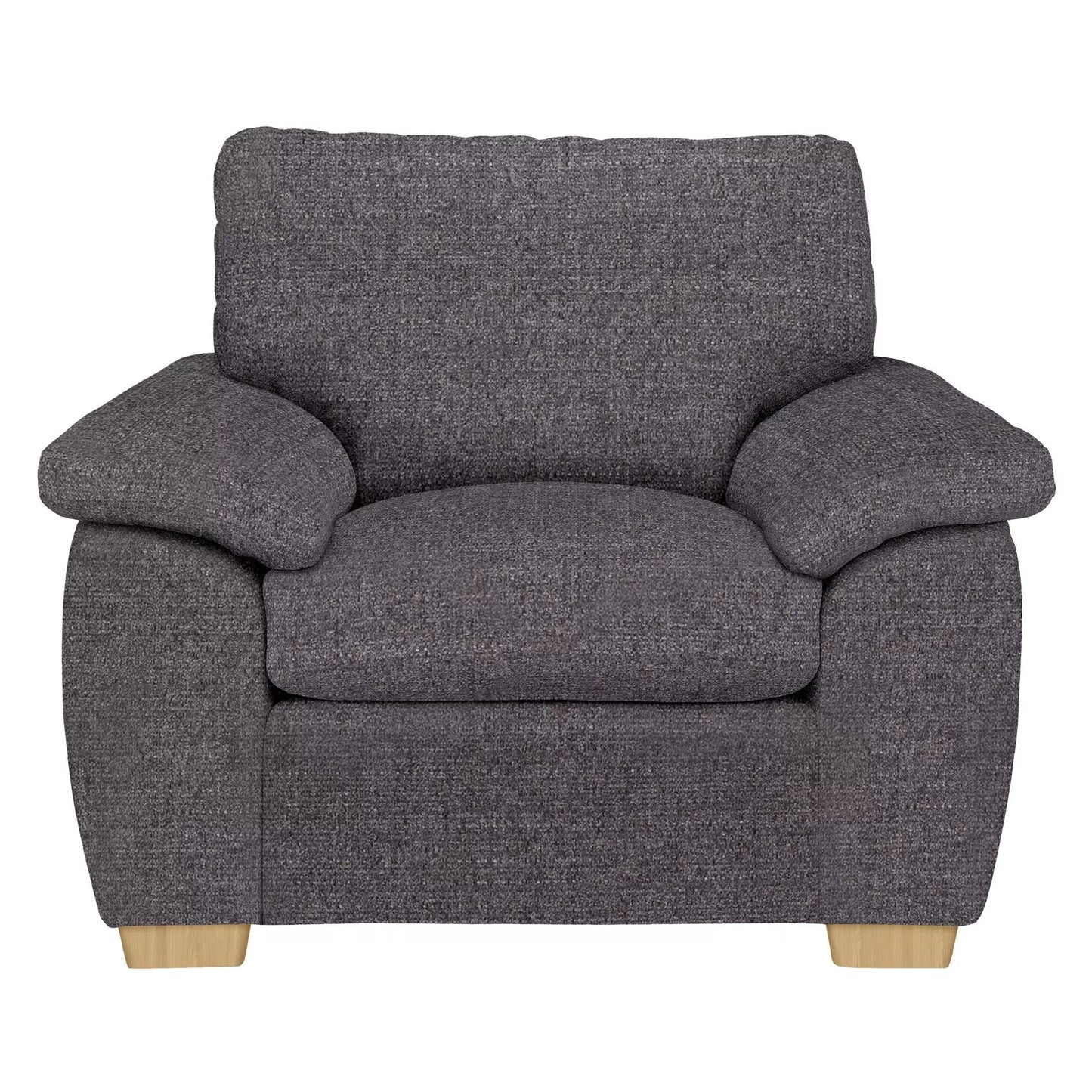John Lewis Camden Armchair in Tweed charcoal