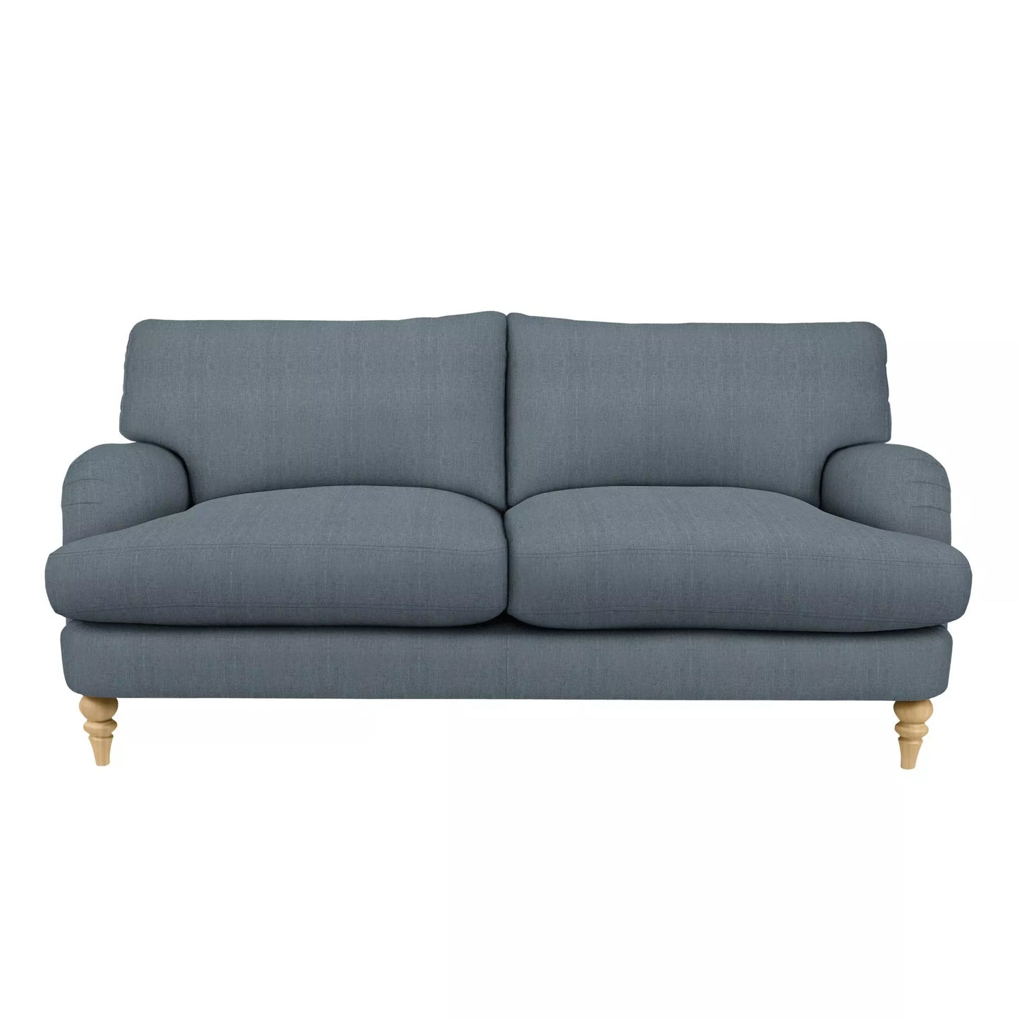 John Lewis Otley Large 3 Seater Sofa In Linen Loch Blue