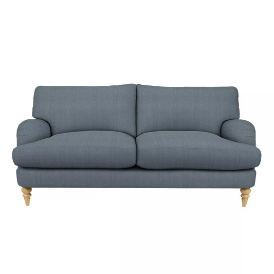 John Lewis Otley Large 3 Seater Sofa In Linen Loch Blue