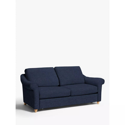 John Lewis Camber Double Sofa Bed, Dark Leg Aquaclean Titan Navy