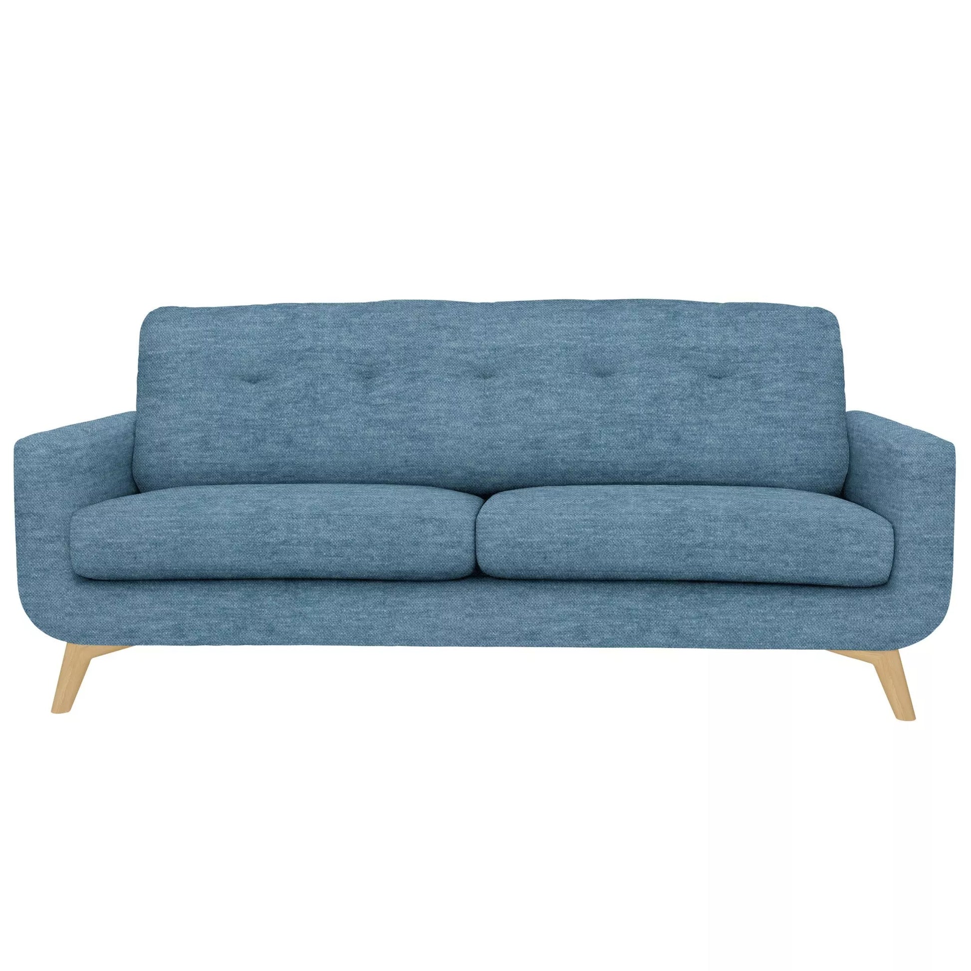 John Lewis Barbican Large 3 Seater Sofa Aquaclean Titan Blue
