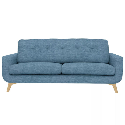 John Lewis Barbican Large 3 Seater Sofa Aquaclean Titan Blue