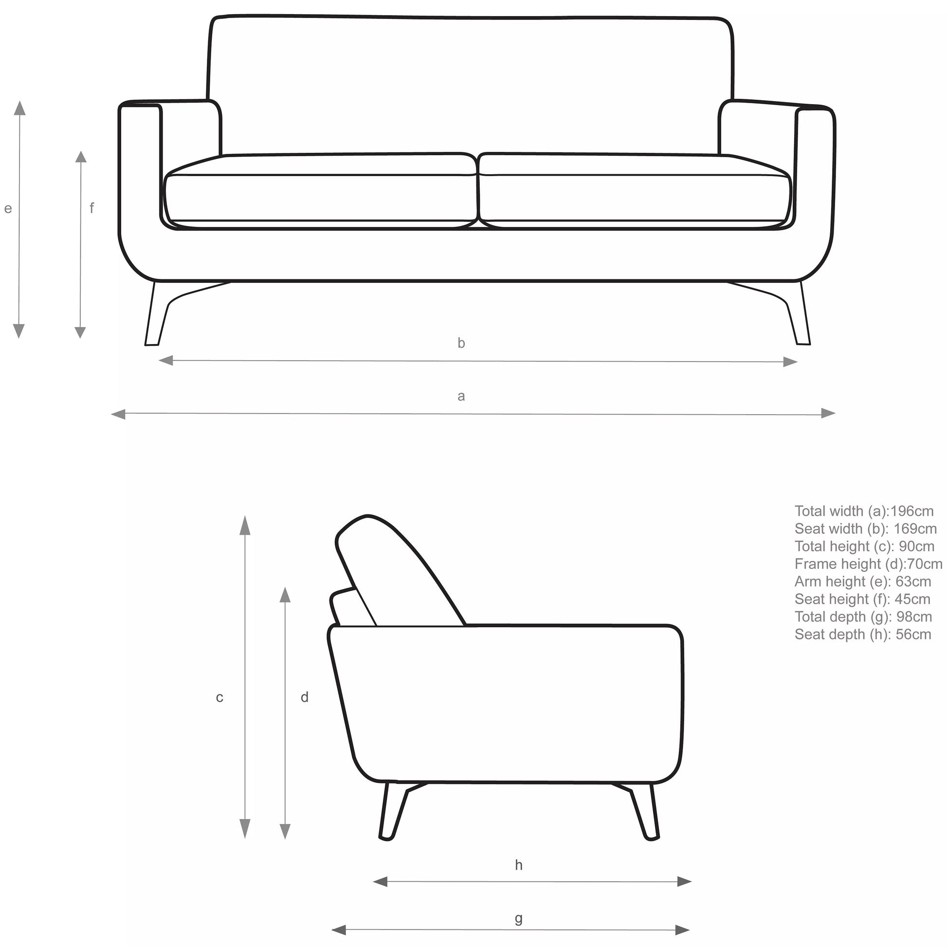 John Lewis Barbican Large 3 Seater Sofa