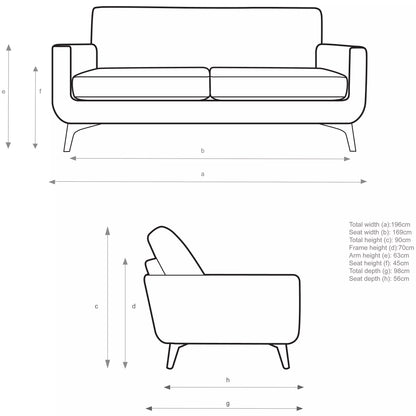 John Lewis Barbican Large 3 Seater Sofa