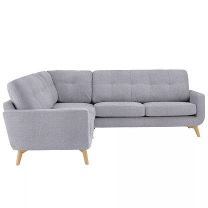 John Lewis Corner Sofa Barbican 5+ Seater Connie Grey