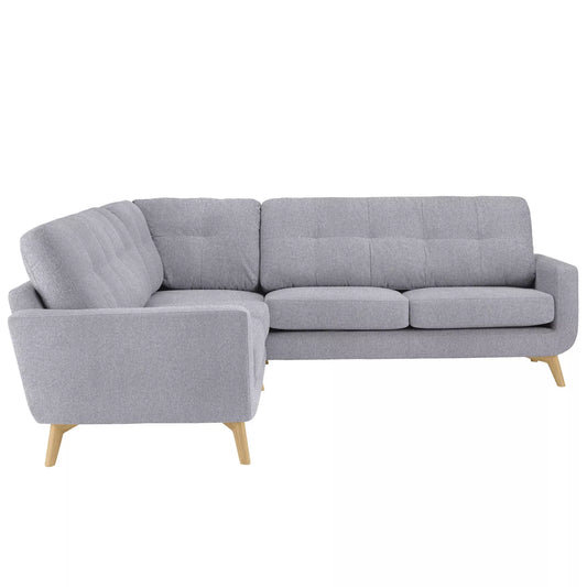 John Lewis Corner Sofa Barbican 5+ Seater Connie Grey