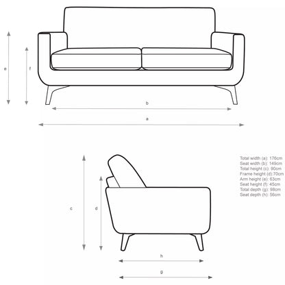 John Lewis Barbican Medium 2 Seater Sofa Aquaclean Connie Grey