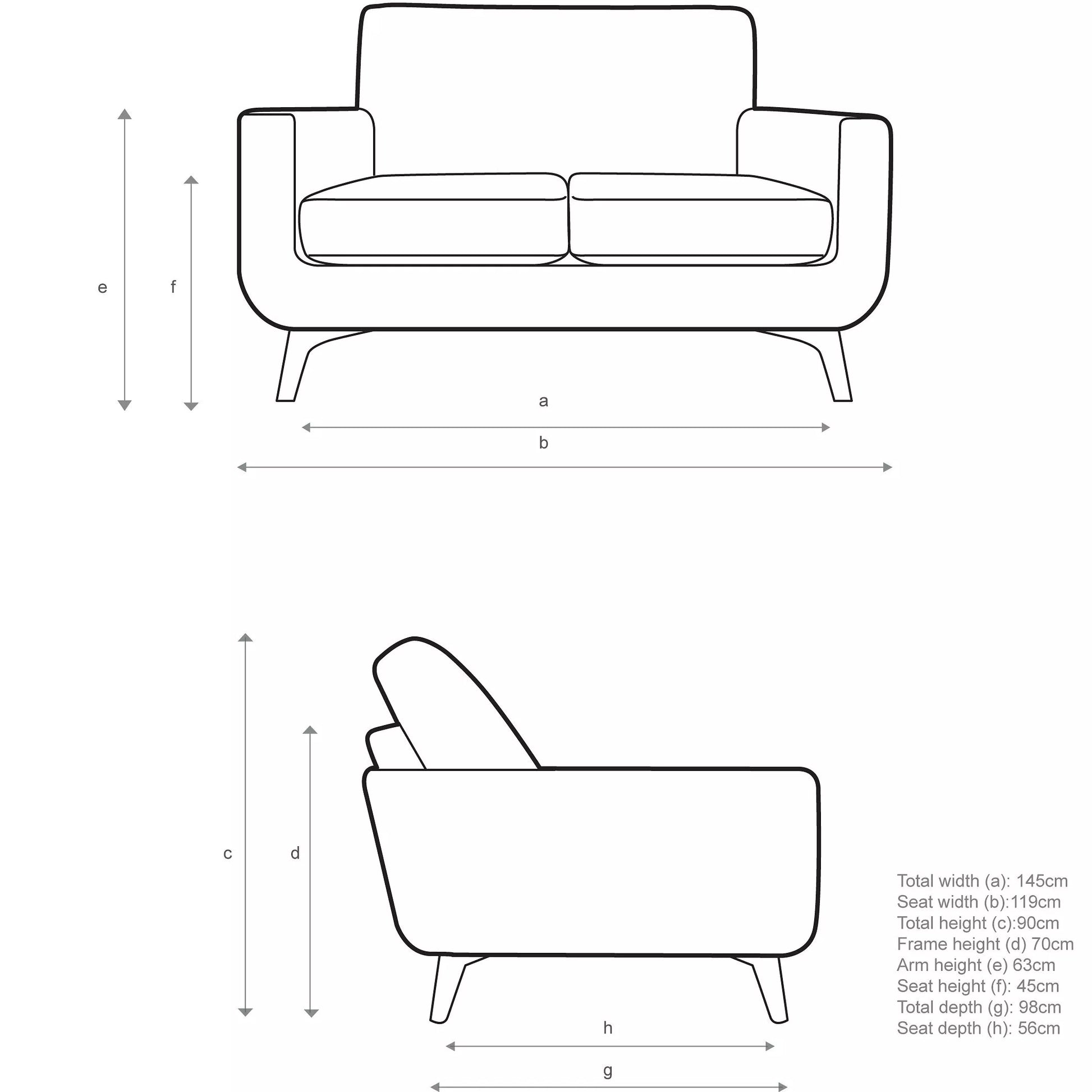 John Lewis Barbican Small 2 Seater Sofa Aquaclean Aston Green