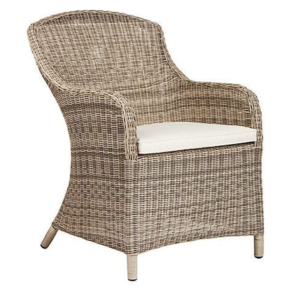 John Lewis Dante Deluxe Garden Dining Armchair, Set of 2