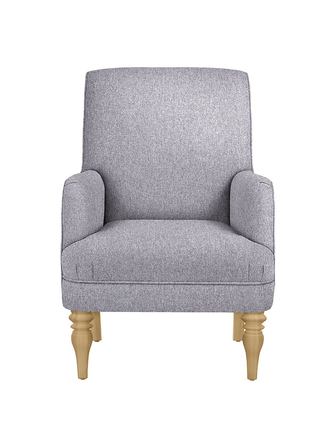 John Lewis Sterling Armchair Soft Tweed Grey