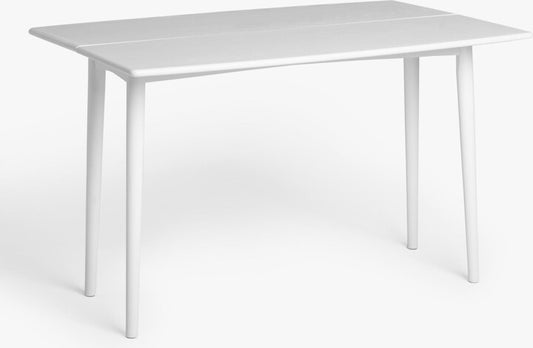 John Lewis Spindle 4 Seater Folding Console/Dining Table, Greige