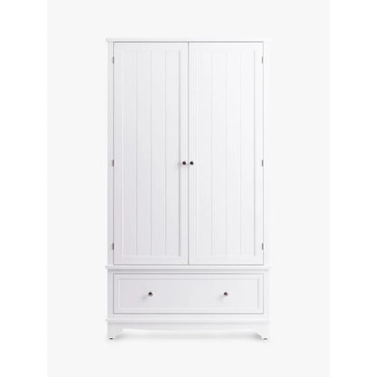 John Lewis St Ives single drawer Wardrobe in White