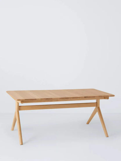 John Lewis Poise 6-10 Seater John Lewis Poise 6-10 Seater Extending Dining Table, Oak