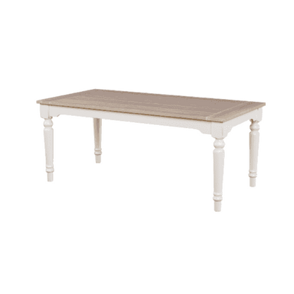 Laura Ashley Dorset White Fixed Dining Table