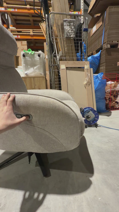 John Lewis Repose Zero Gravity Power Recliner Chair, Soft Weave Grey