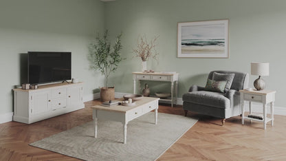 John Lewis 2 Seater Dining Bench Foxmoor Oak & Sage Green