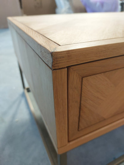 John Lewis Coffee Table Estate 2 Drawer Oak Wood Natural