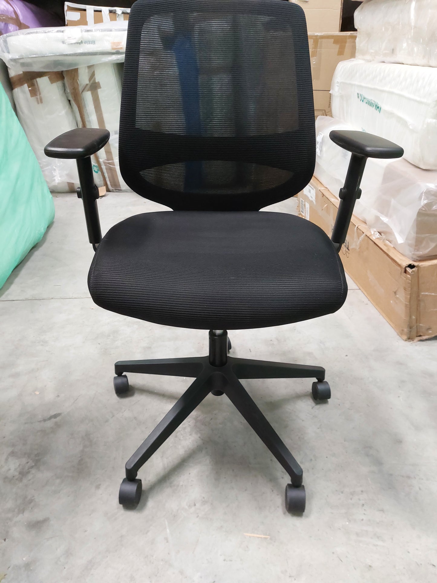 John Lewis ANYDAY Dorsal Office Chair Black