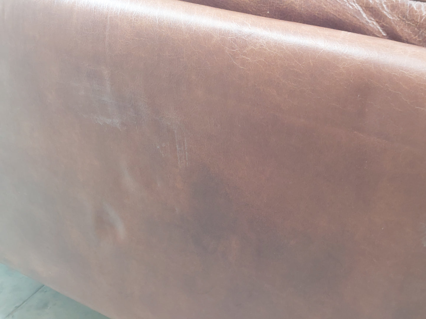 John Lewis Halo Groucho Medium 2 Seater Leather Sofa, Dark Leg, London Leather