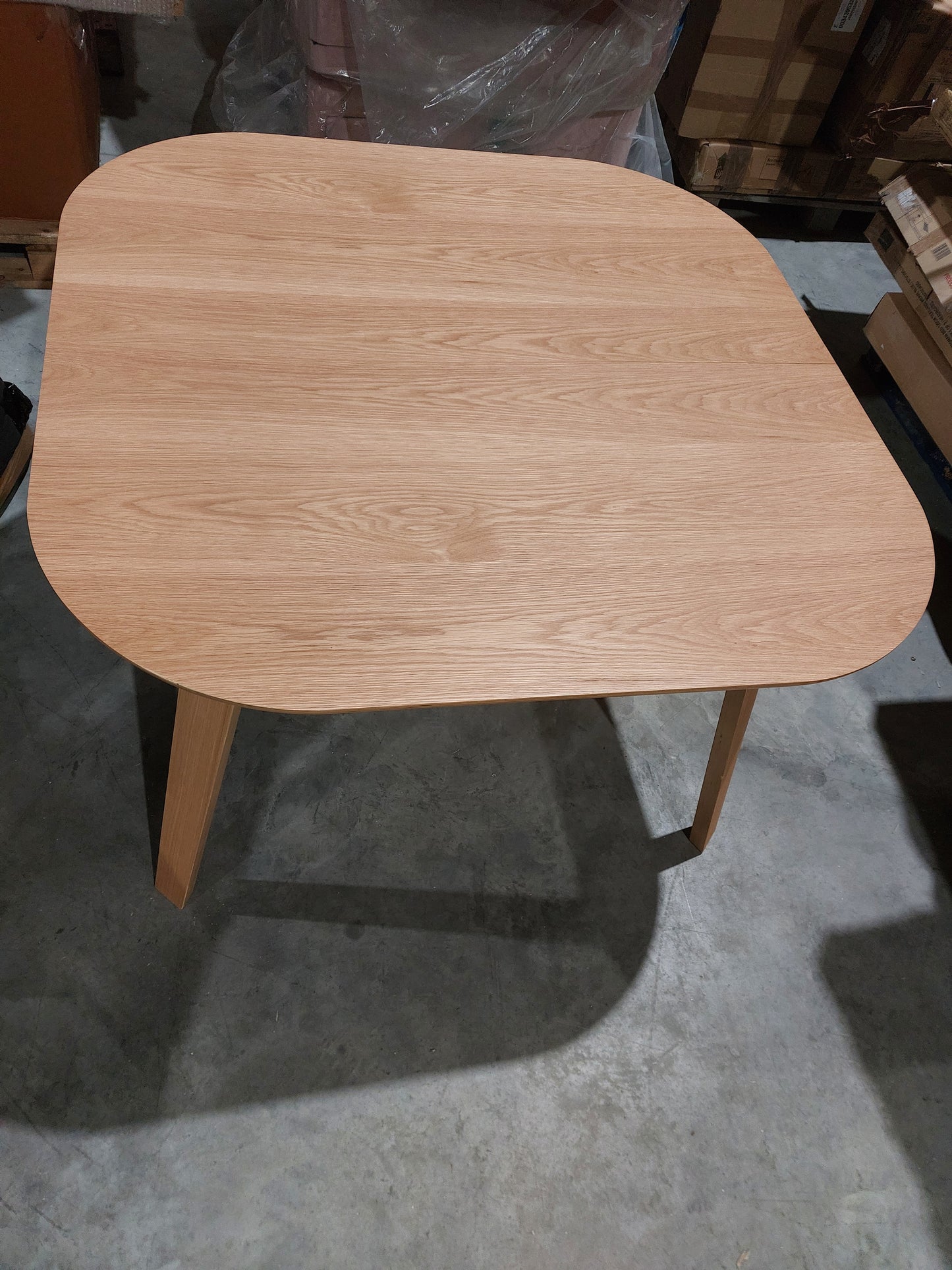 John Lewis ANYDAY Anton 4-6 Seater Extending Dining Table, Oak