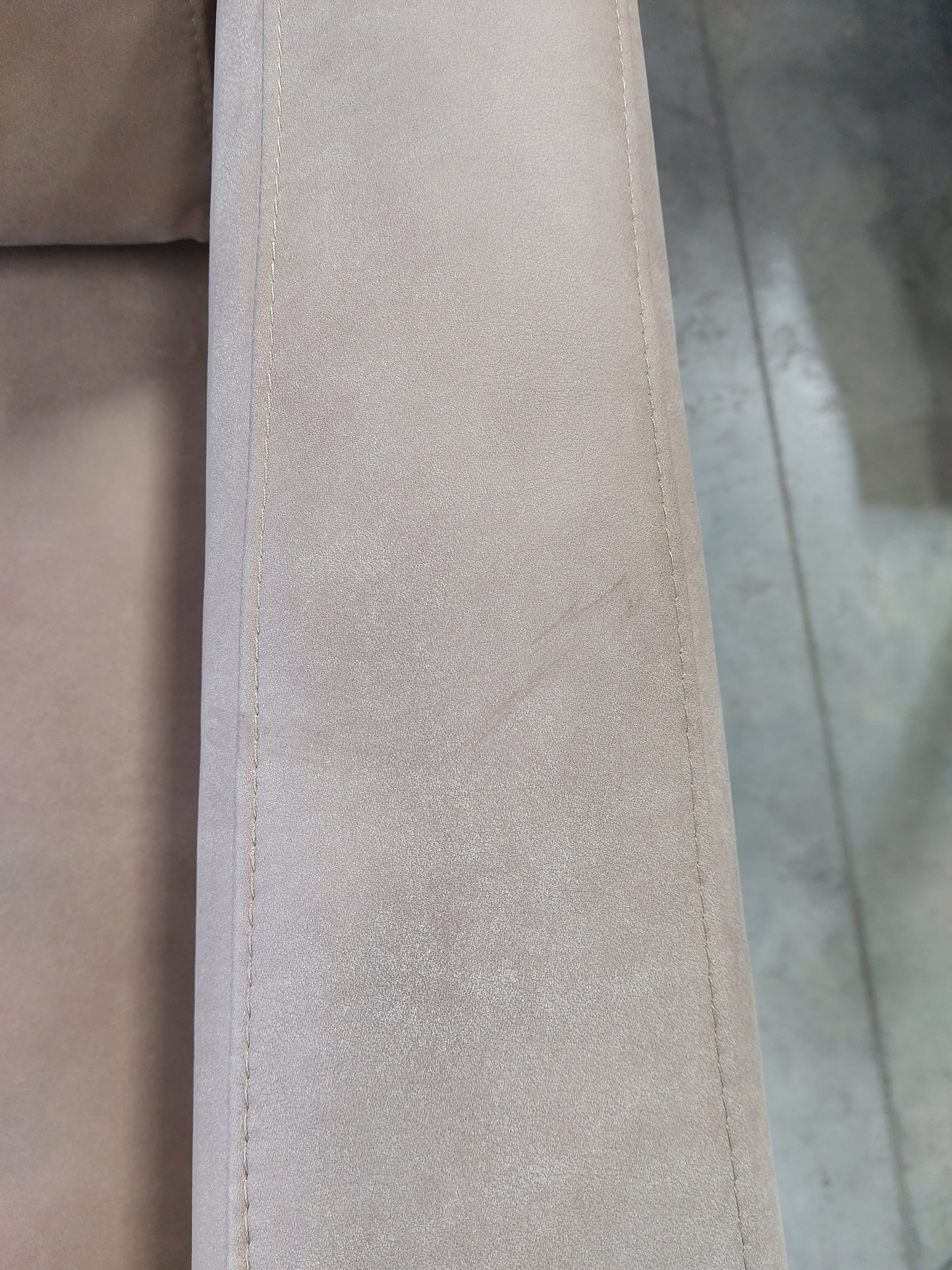 John Lewis Barbican Medium 2 Seater Leather Sofa, Dark Leg, Demetra Grey