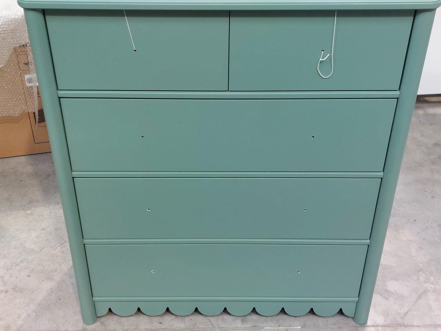 John Lewis ANYDAY Hem 5 Drawer Chest Green