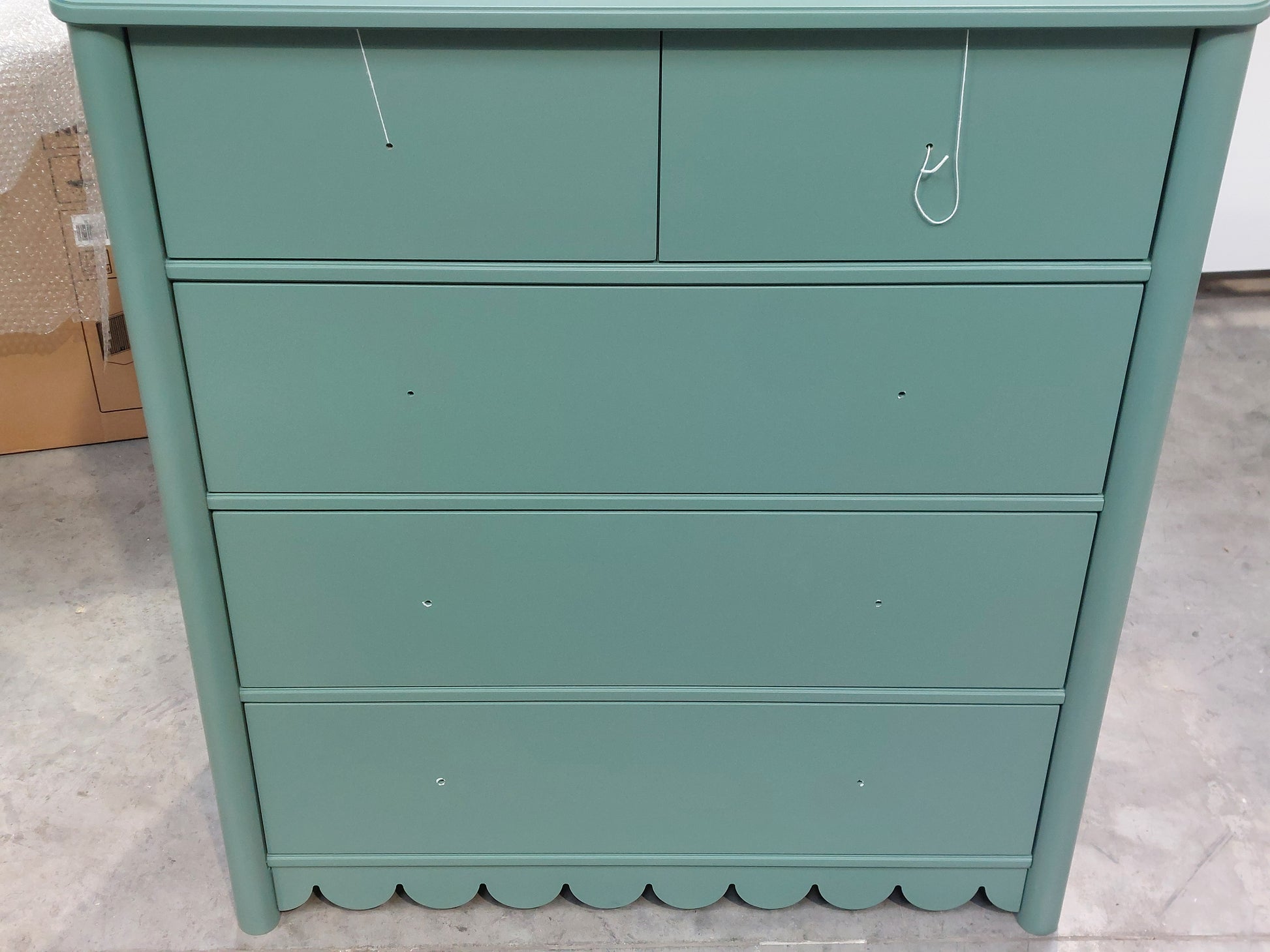 John Lewis ANYDAY Hem 5 Drawer Chest Green