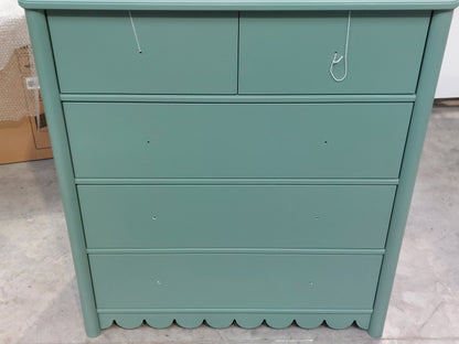 John Lewis ANYDAY Hem 5 Drawer Chest Green