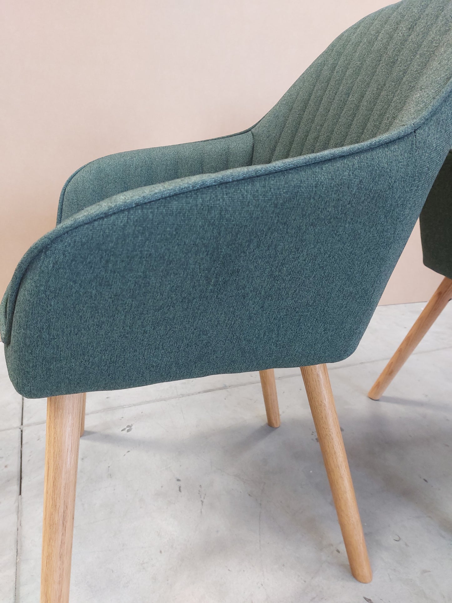 John Lewis Toronto Dining Armchairs, Set of 2, Moss