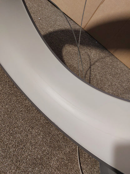 John Lewis Matteo Large Hoop Pendant Ceiling Light, Grey