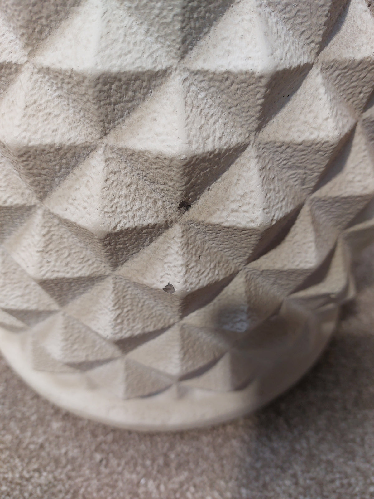 Kaemingk Artichoke Stone Effect LED Water Feature, White Natural