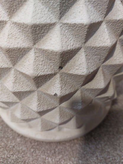 Kaemingk Artichoke Stone Effect LED Water Feature, White Natural